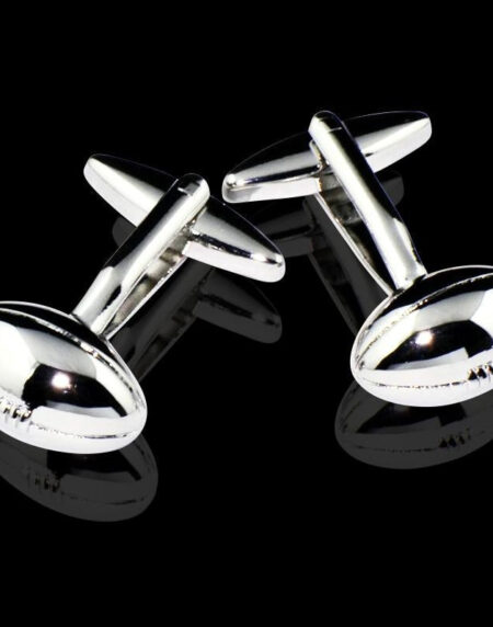 Men's Stainless Steel Football Cufflinks with Box - Amedeo Exclusive