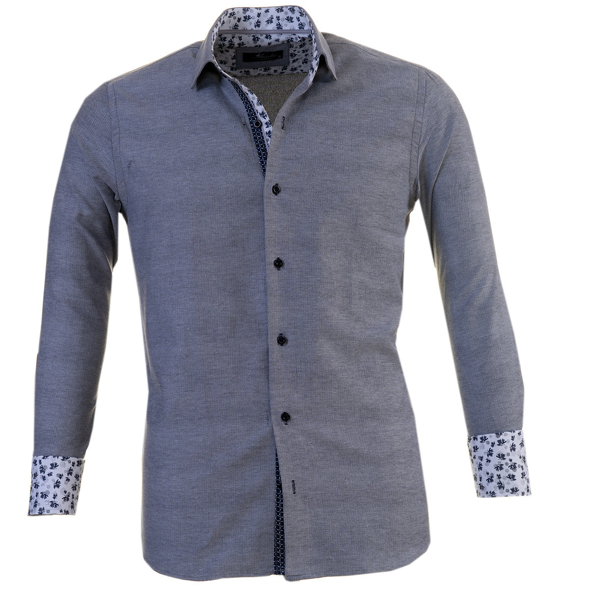 Mens Slim Fit French Cuff Shirts with Cufflink Holes - Casual and Formal - Image 2