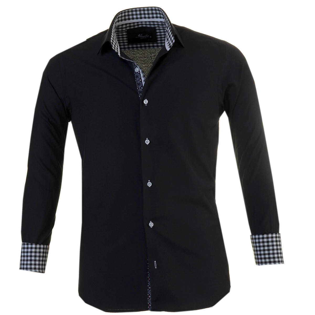 Mens Slim Fit French Cuff Shirts with Cufflink Holes - Casual and Formal - Image 2