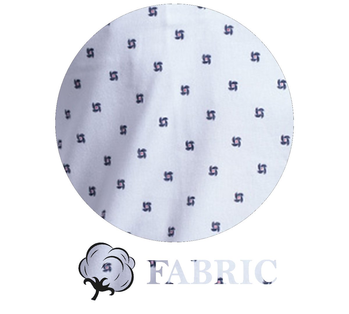 White With Black Dots Men's Slim Fit French Cuff Dress Shirts with Cufflink Holes - Casual and Formal - Amedeo Exclusive