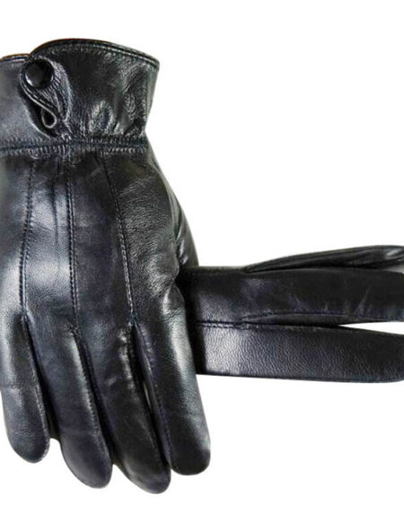 soft leather gloves full hand touchscreen cold weather men's women's - Amedeo Exclusive