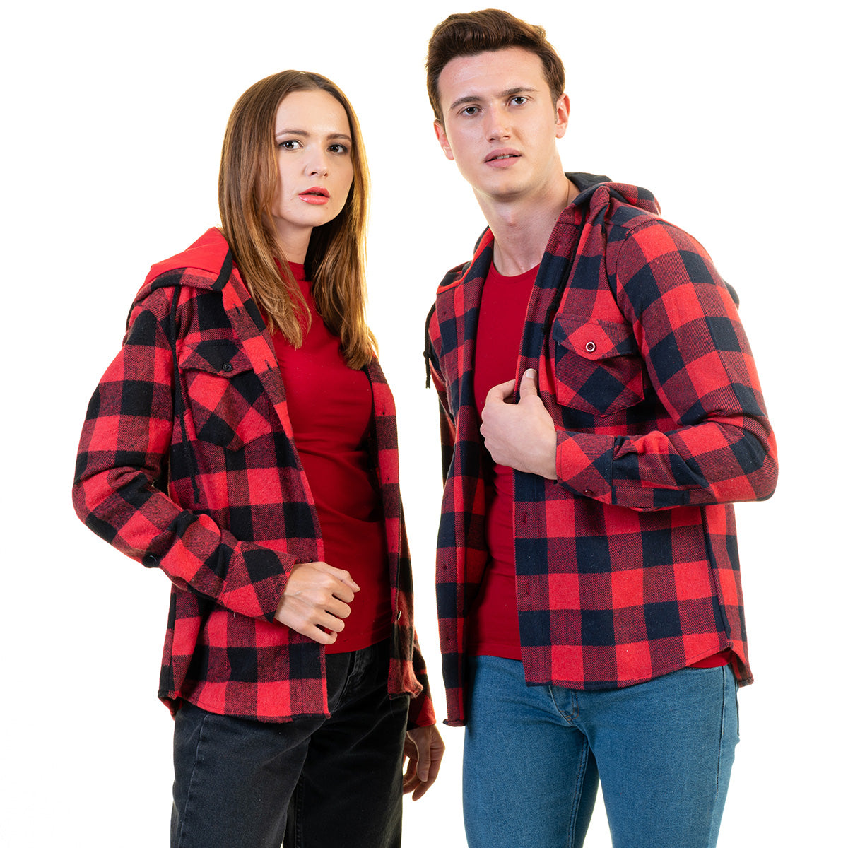 European Wool Luxury Zippered With Hoodie Sweater Jacket Warm Winter Tailor Fit