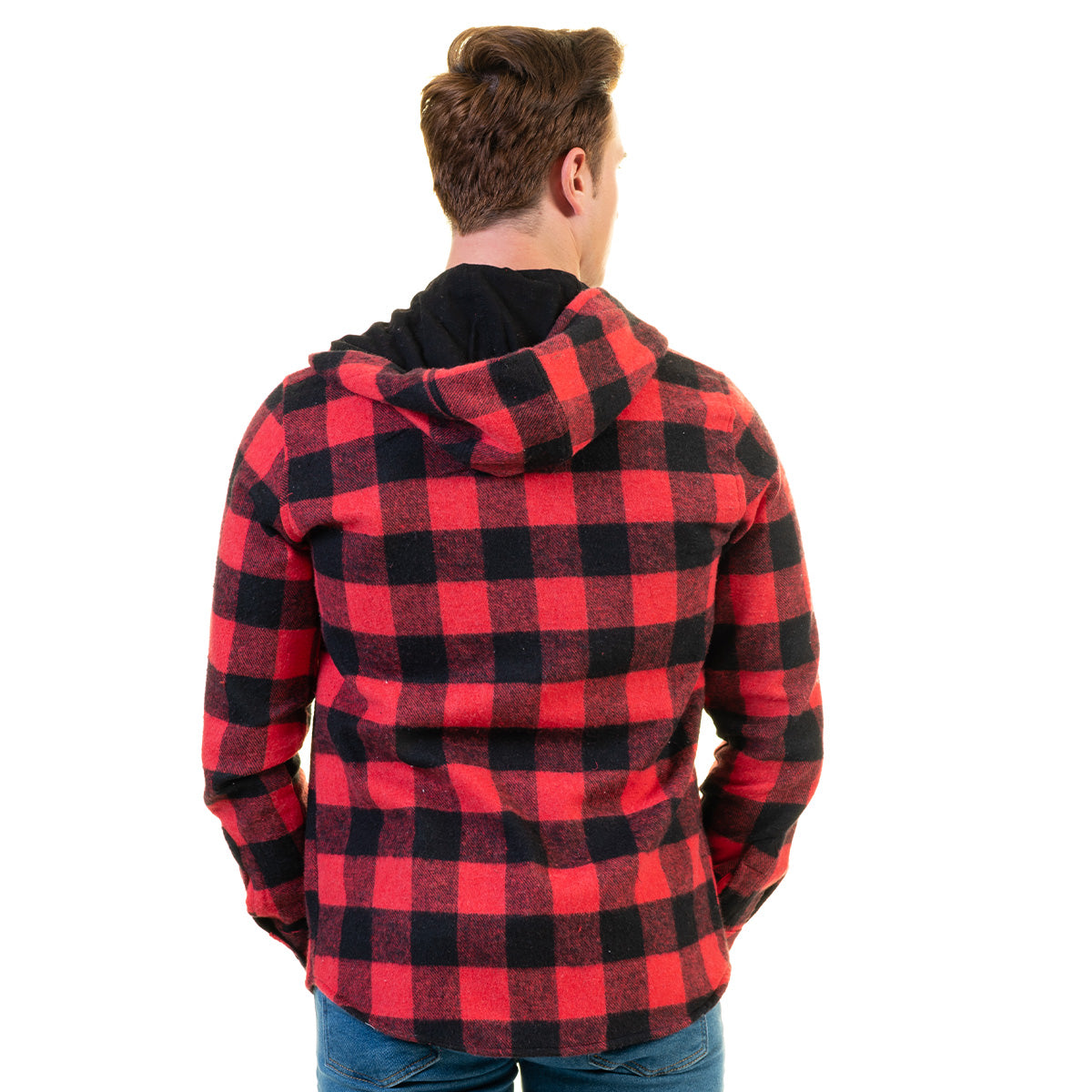 European Wool Luxury Zippered With Hoodie Sweater Jacket Warm Winter Tailor Fit - Image 6