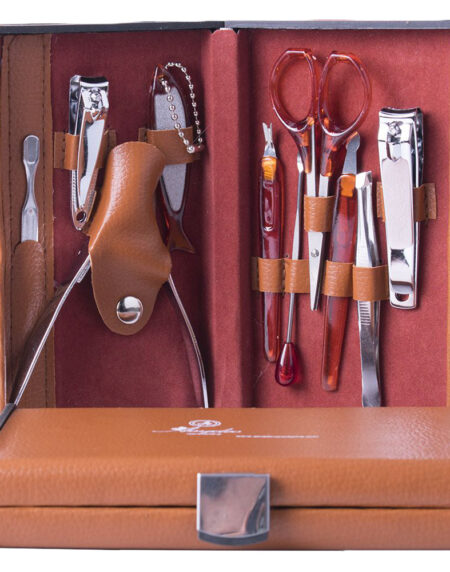 Unisex 10 Piece Stainless Steel Manicure & pedicure sets - Amedeo Exclusive