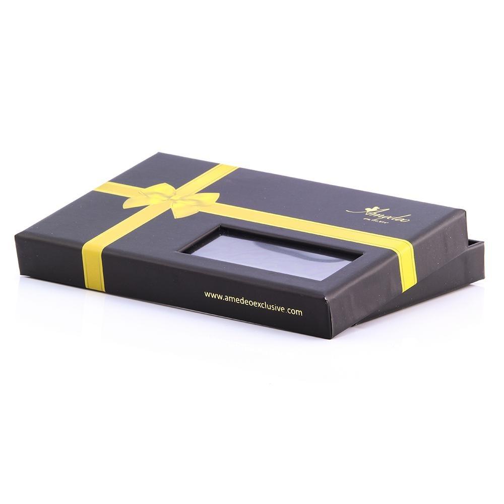 Men's Purple Aqua Orange Check Bow Tie & Pocket Handkerchief - Identical 53 - Amedeo Exclusive