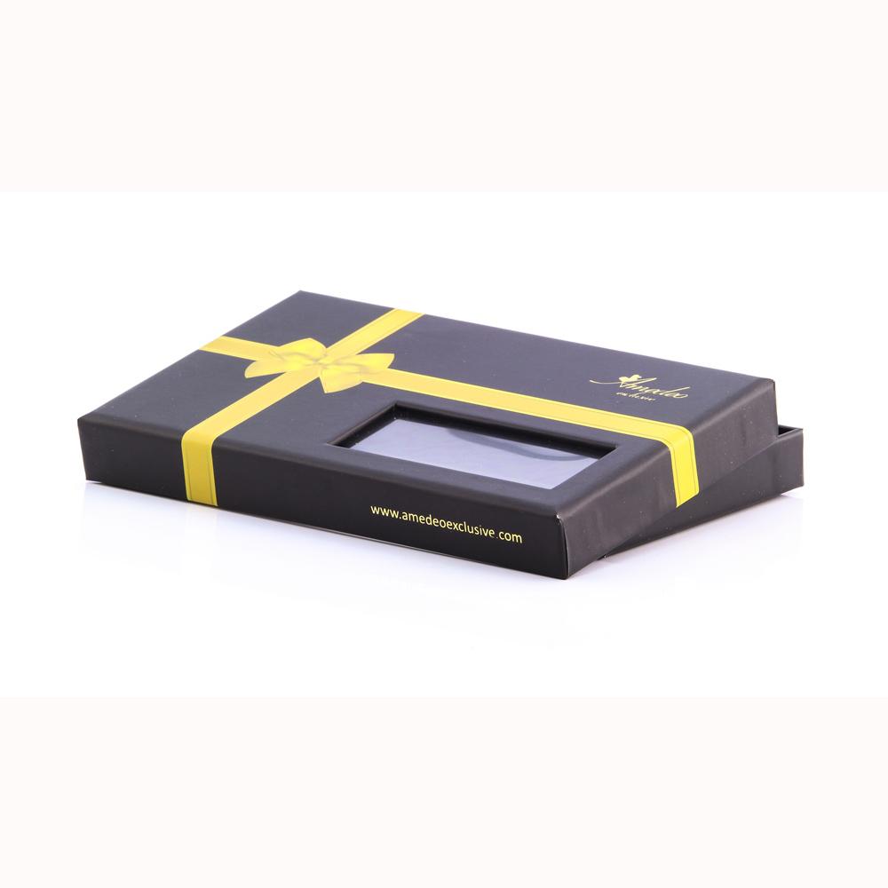 Blue Check Mens Silk Self tie Bow Tie with Pocket Squares Set - Amedeo Exclusive