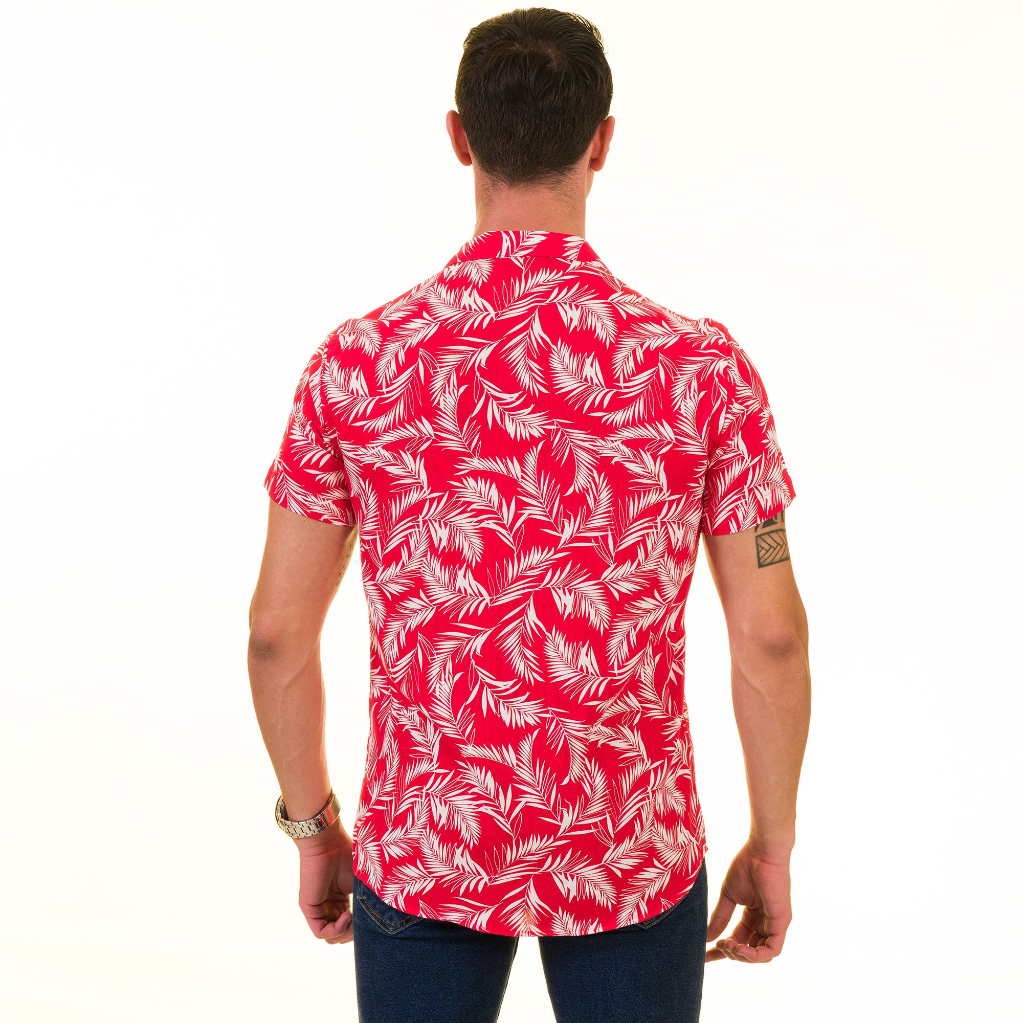 Multi-Color European Made Hawaiian Summer Shirt for Men - Premium Quality - Image 2