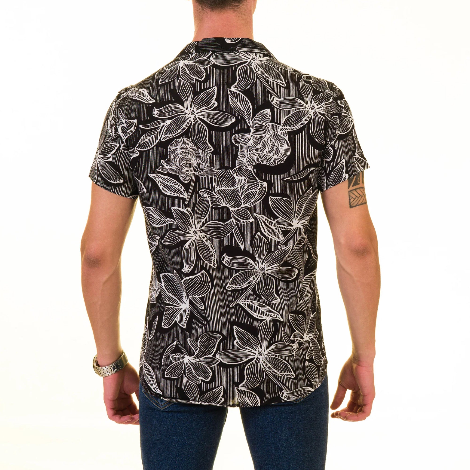 Multi-Color European Made Hawaiian Summer Shirt for Men - Casual & Beach Wear - Image 2