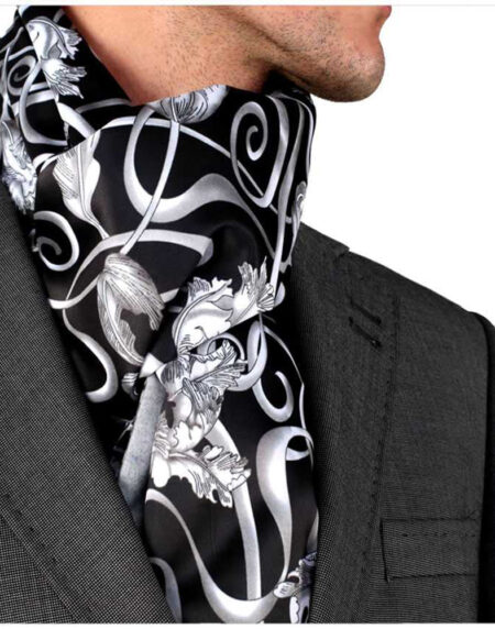 Unisex Silk Soft Elegant Long Fashion Paisley Scarf - Amedeo Exclusive
