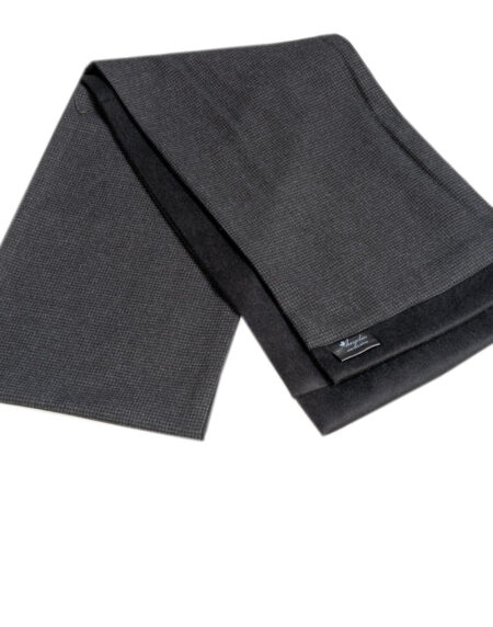 Men Microfiber Soft Comfortable Dark Grey Wool Scarf - Amedeo Exclusive