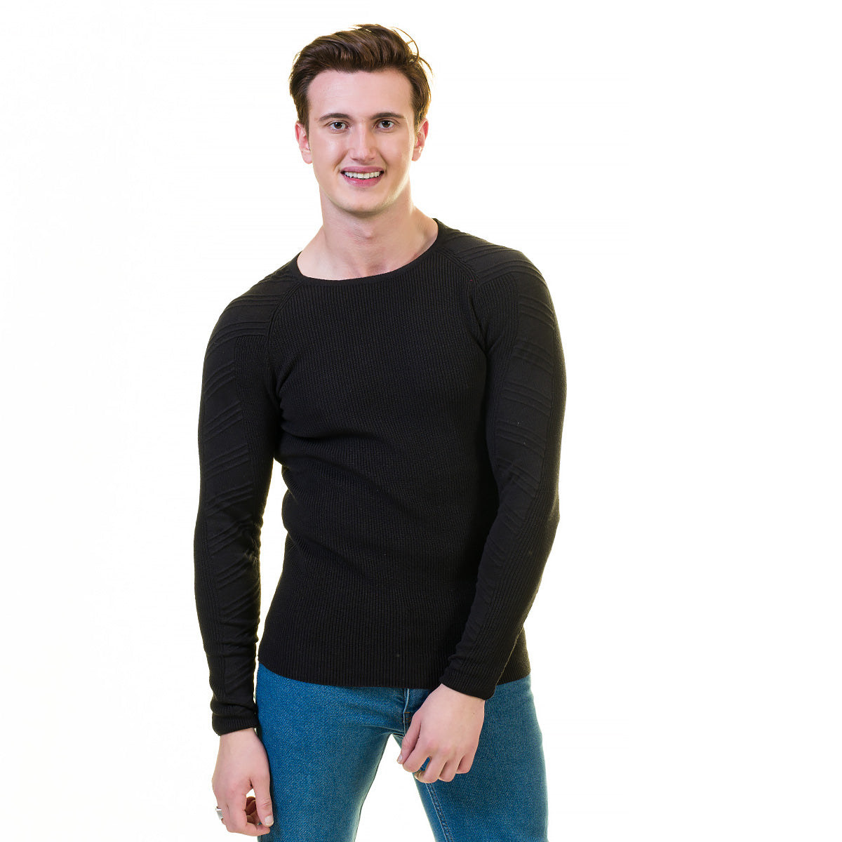 European Wool Luxury Zippered With Sweater Jacket Warm Winter Tailor Fit - Image 6