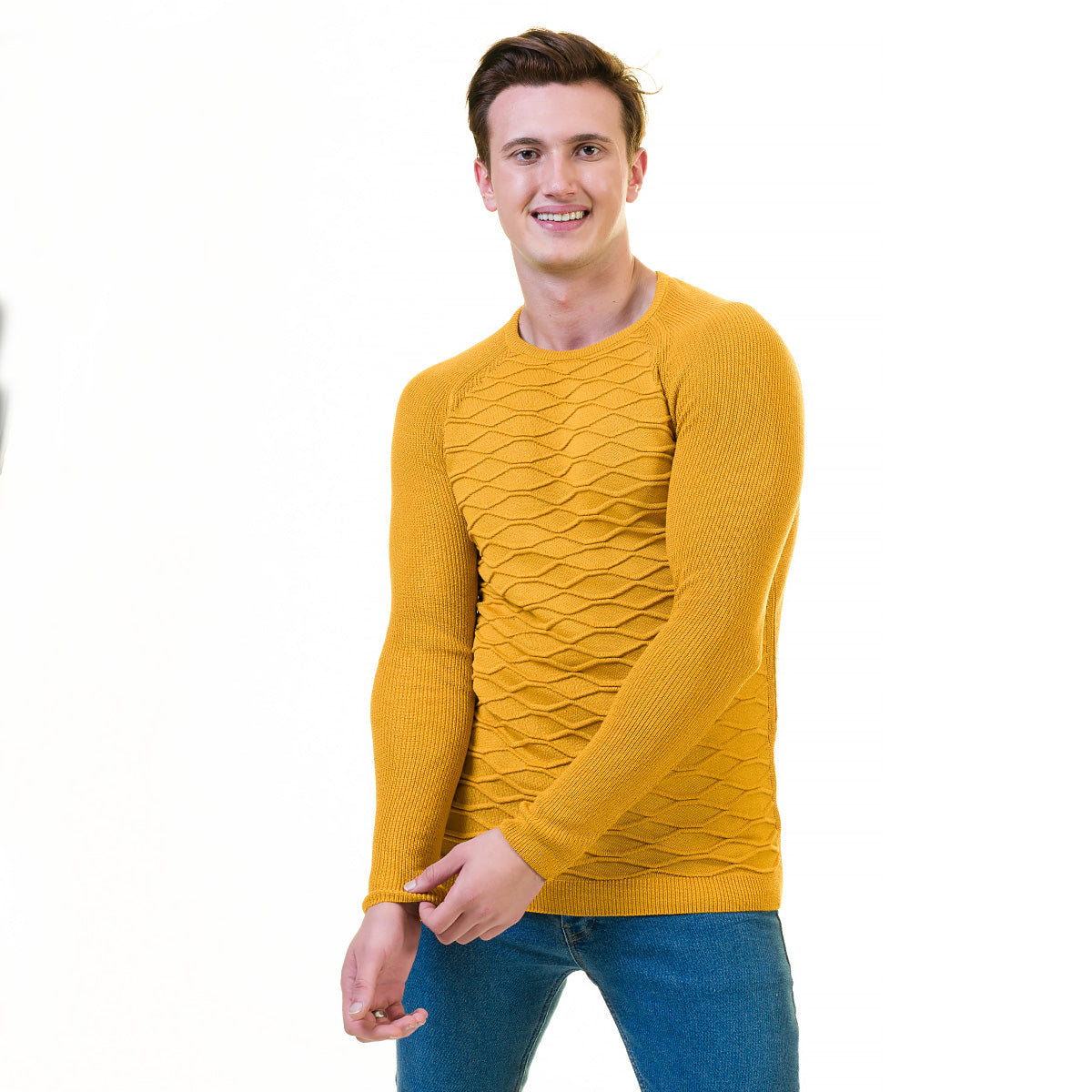 European Wool Luxury Zippered With Sweater Jacket Warm Winter Tailor Fit - Image 4