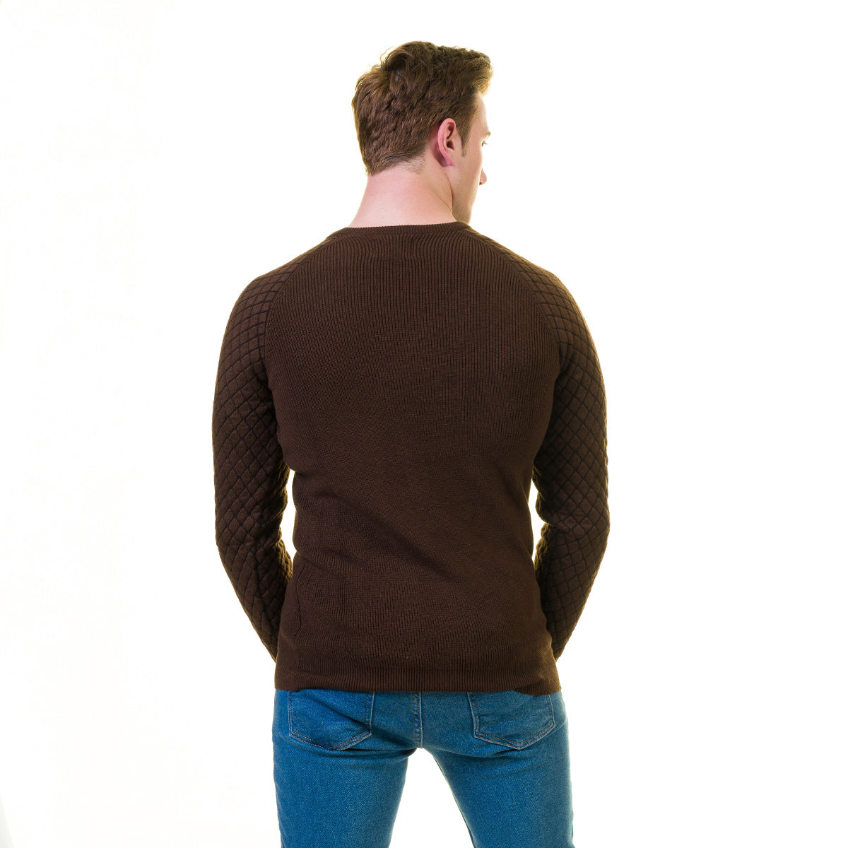 European Wool Luxury Zippered With Sweater Jacket Warm Winter Tailor Fit - Image 5