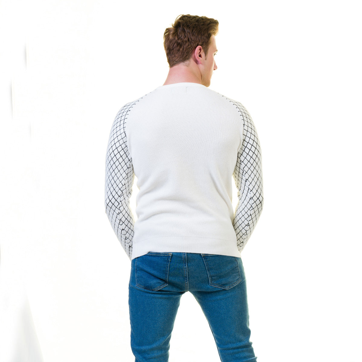 European Wool Luxury Zippered With Sweater Jacket Warm Winter Tailor Fit - Image 5