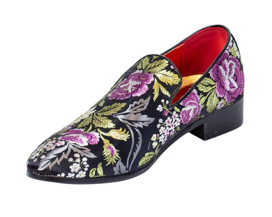 Premium Black Multicolor Loafers for men designer slip on casual / dress shoes – Luxury Leather