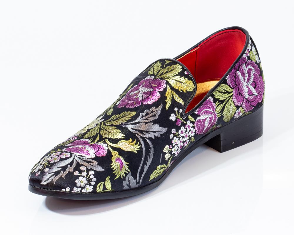 Premium Black Multicolor Loafers for men designer slip on casual / dress shoes – Luxury Leather - Amedeo Exclusive