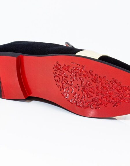 Premium Black And White Multicolor Loafers for men designer slip on casual / dress shoes – Luxury - Amedeo Exclusive