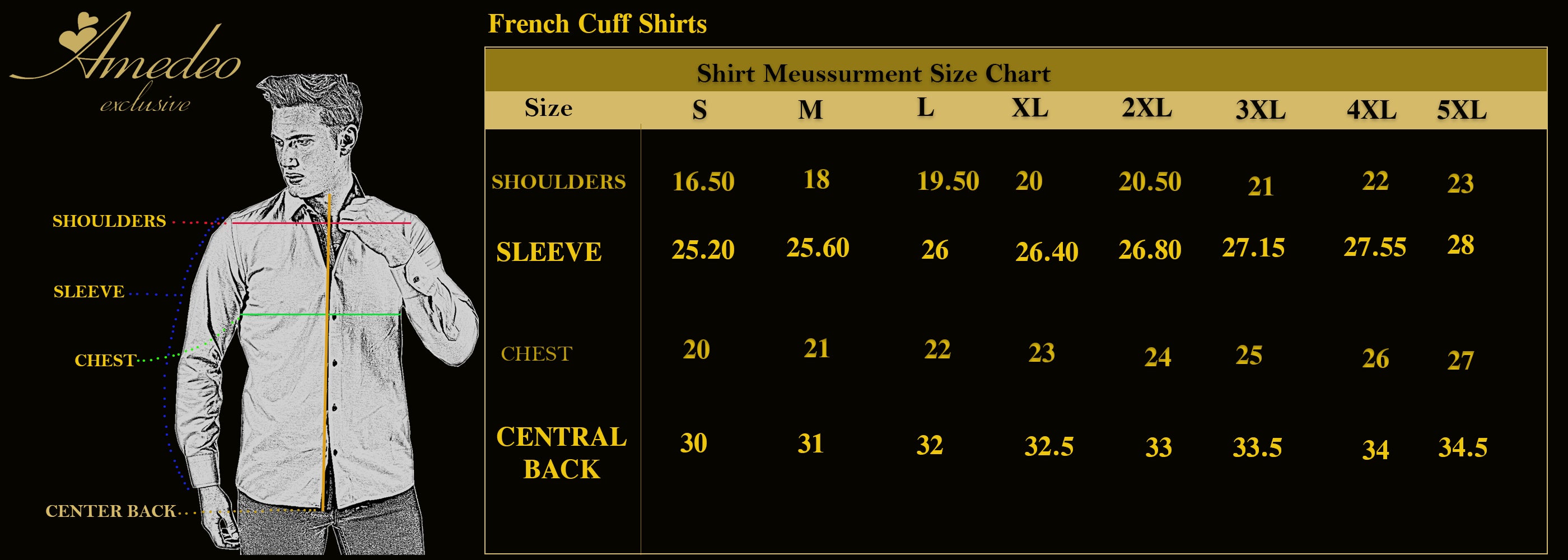 Black French Cuff Shirt - Men's Slim Fit Long-Sleeved (Checkered Design Inside) - Image 9