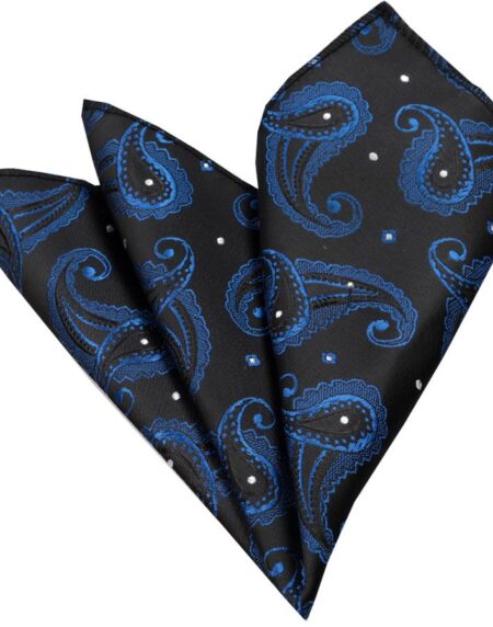 Mens Blue Pocket Square
